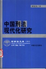 中国刑法现代化研究