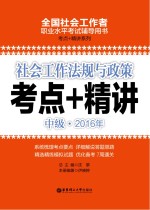 2016年考点+精讲 社会工作法规与政策 中级
