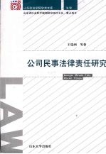 公司民事法律责任研究