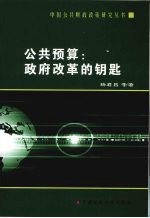 公共预算:政府改革的钥匙