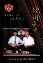 钦州文史 第11辑 钦州政协十年 纪念文集