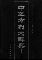 中医方剂大辞典 第11册 索引