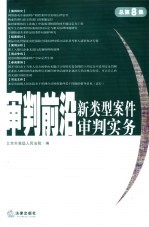 审判前沿 新类型案件审判实务 2004年第2集 总第8集