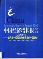 中国经济增长报告  2004  进入新一轮经济增长周期的中国经济
