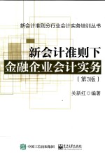 新会计准则分行业会计实务培训丛书 新会计准则下金融企业会计实务