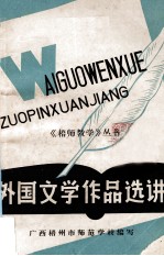 外国文学作品选讲