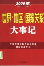 2006年世界·地区·国家关系大事记