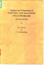 Analysis and Computation of Electric and Magnetic Field Problems SecondEdition K.J.Binns and P.J.Law