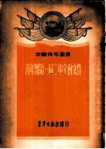 青年团第一届二中全会文件