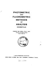 PHOTOMETRIC AND FLUOROMETRIC METHODS OF ANALYSIS:NONMETALS