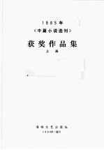 一九八五年《中篇小说选刊》获奖作品集 上