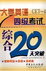 大学英语四级考试综合20天突破 完形填空、改错、汉译英