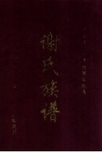 广东省兴宁市仕琛公脉系 谢氏族谱