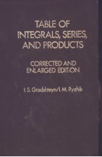 Table of Integrals