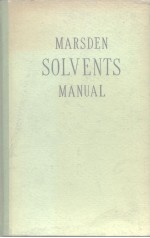 MARSDEN SOLVENTS MANUAL