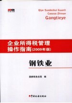 企业所得税管理操作指南 2009年版 钢铁业