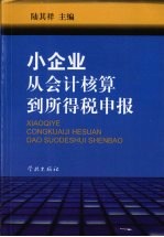 小企业从会计核算到所得税申报
