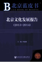 北京文化发展报告 2013-2014