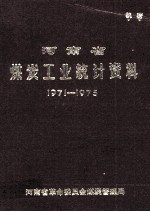 河南省煤炭工业统计资料 1971-1975