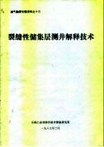 油气勘探专题资料之十三 裂缝性储集层测井解释技术