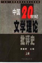 中国20世纪文学理论批评史 上