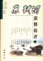 苏轼词新释辑评 上