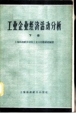 工业企业经济活动分析 下