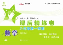 数学课后精练卷 八年级 第一学期