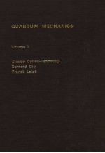 QUANTUM MECHANICS Volume II