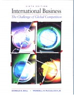International Business:The Challenge of Global Competition