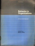 Behavior in Organizations
