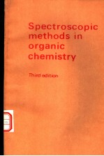 Spectroscopic methods in Organic chemistry Third edition