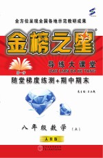 金榜之星 导练大课堂 数学 八年级 上 人教版