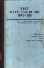 BEST REFERENCE BOOKS 1970-1980