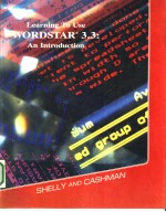 Learning To Use WORDSTAR 3.3:An Introduction