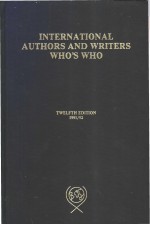 INTERNATIONAL AUTHORS AND WRITERS WHOS WHO 1991/92