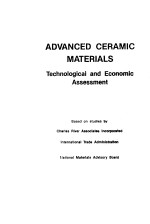 Advanced ceramic materials:Technological and Economic Assessment