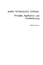AUDIO TECHNOLOGY SYSTEMS:Principles,Application,and Troubleshooting