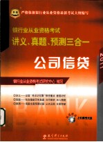 2011银行业从业资格考试讲义、真题、预测三合一 公司信贷