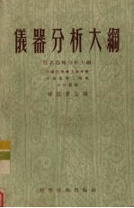 仪器分析大纲