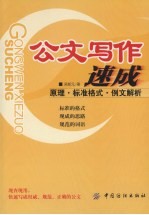 公文写作速成:原理·标准格式·例文解析