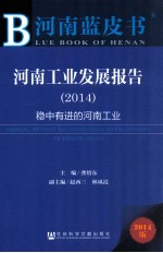 河南蓝皮书 河南工业发展报告 2014