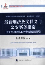 最新刑法条文释义与公安实务指南