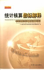 统计核算指标解释 体系·原则·方法·范围