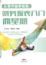 从零开始学报表 财务报表入门两星期