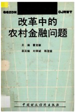 改革中的农村金融问题