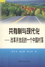 共有制与现代化 改革开放后的一个中国村落