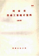 河南省劳动工资统计资料 1991年