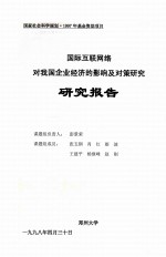 国际互联网络对我国企业经济的影响及对策研究