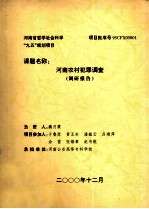 河南农村犯罪调查 调研报告